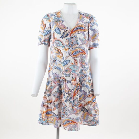 INC International Concepts  Printed V-Neck Shift Dress - Picture 2 of 5